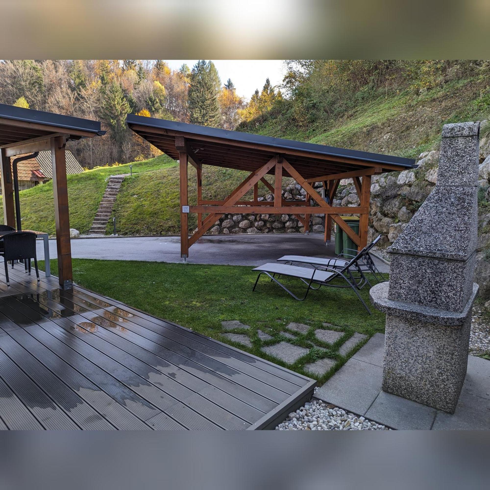 My Time Holiday House With Sauna Zgornje Gorje Bagian luar foto